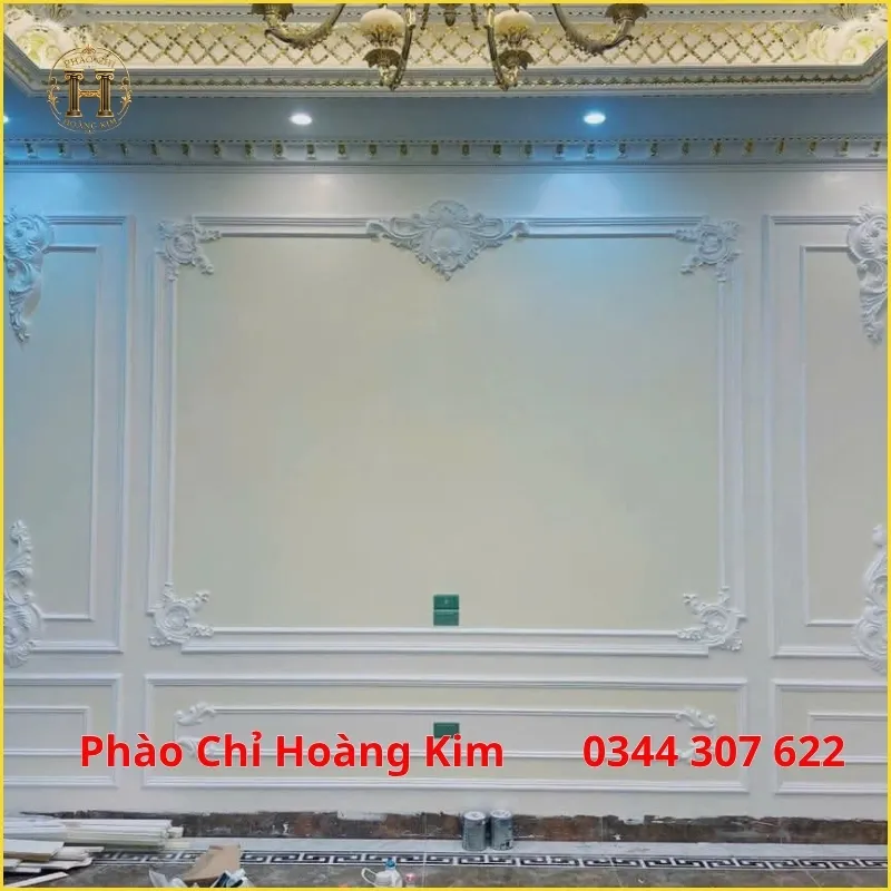 Thi Công Phào Chỉ Khung Tranh Tường